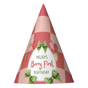 Chapeaux De Fêtes Fête d'anniversaire de Berry premier anniversaire