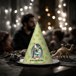Chapeaux De Fêtes Fête d'anniversaire de dinosaure cool