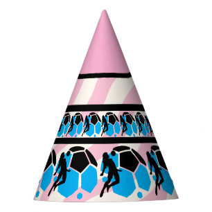 Chapeaux De Fêtes Fête d'anniversaire de fille de football, Cadeau d