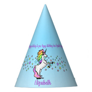 Chapeaux De Fêtes Fête d'anniversaire de licorne