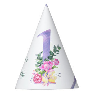 Chapeaux De Fêtes Fête d'anniversaire de premier anniversaire ruban