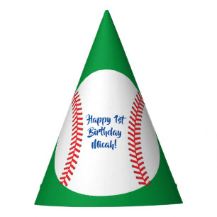 Chapeaux De Fêtes Fête d'anniversaire de sports mignons de base-ball