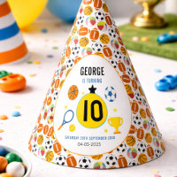 Fête d'anniversaire de sports modernes pour garçon