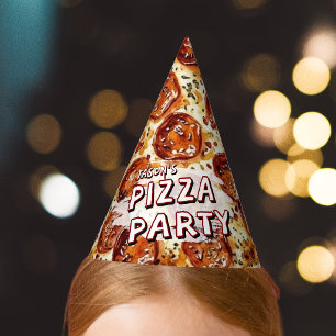 Chapeaux De Fêtes Fête d'anniversaire des enfants Pizza Party