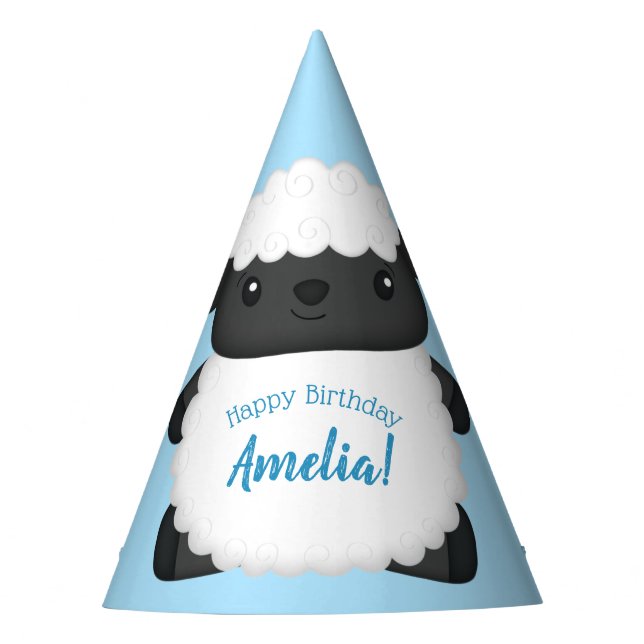 Chapeaux De Fêtes Fête d'anniversaire des moutons (Devant)