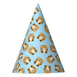 Chapeaux De Fêtes Fête d'anniversaire du tigre