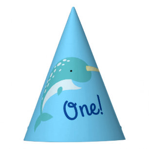 Chapeaux De Fêtes Fête d'anniversaire Narwhal