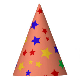 Chapeaux De Fêtes Fête d'anniversaire simple moderne rouge étoile co