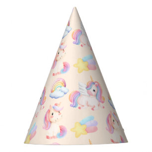 Chapeaux De Fêtes Fête d'anniversaire simple Rainbow moderne