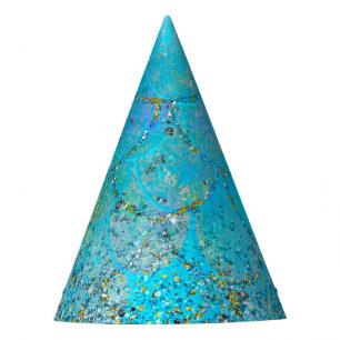 Chapeaux De Fêtes Fête d'anniversaire Sirène Perle Iridescente Scint