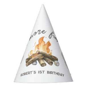 Chapeaux De Fêtes Fête d'anniversaire S'more Campfire 1ère année