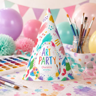 Chapeaux De Fêtes Fête d'art colorée pour enfants 6e anniversaire pe