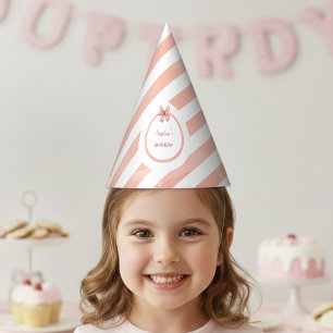 Chapeaux De Fêtes Fête de gâteaux Filles Anniversaire Amusement Rose
