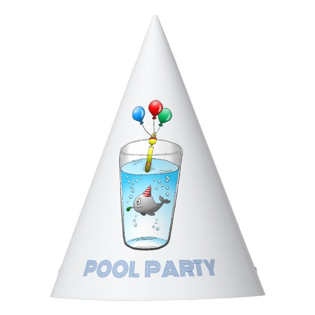 Chapeaux De Fêtes Fête de la piscine (Devant)