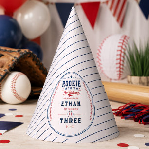 Chapeaux De Fêtes Fête des 3 ans Rookie of the Year Baseball