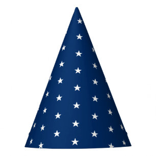 Chapeaux De Fêtes fête des motifs bleus de la marine