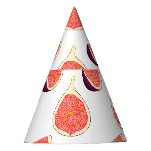 Chapeaux De Fêtes Fig mauve : motif coloré