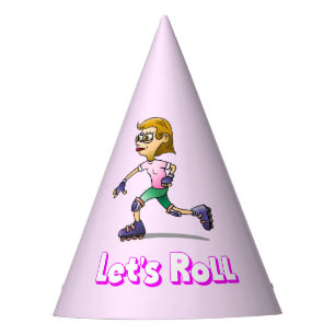 Chapeaux De Fêtes Fille au roller cool