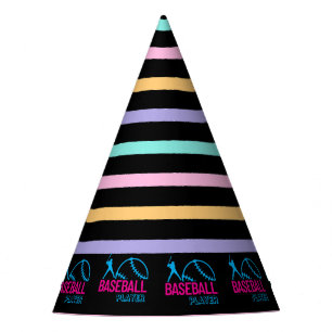 Chapeaux De Fêtes Fille de baseball anniversaire, Cadeau de joueur d