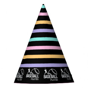 Chapeaux De Fêtes Fille de baseball anniversaire, Cadeau de joueur d