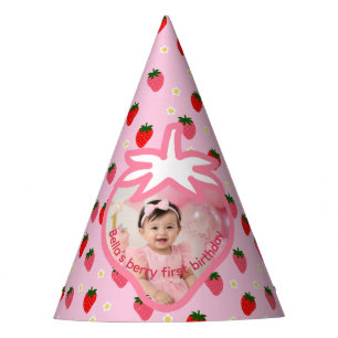 Chapeaux De Fêtes Fille du premier anniversaire Berry Fête aux frais