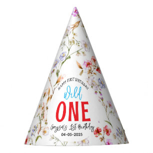 Chapeaux De Fêtes Fille fleur sauvage 1ère fête d'anniversaire