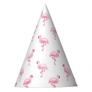 Chapeaux De Fêtes Flamant rose rose Motif de fête d'anniversaire