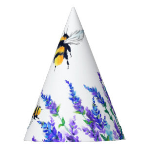 Chapeaux De Fêtes Fleurs printanières et abeilles Casquette de la fê