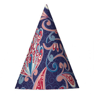 Chapeaux De Fêtes Floral Ethnique : Abstrait Oriental Sans Seamless.