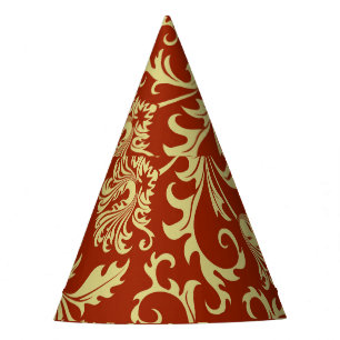 Chapeaux De Fêtes Floraux rétro : arrière - plan motif vintage.