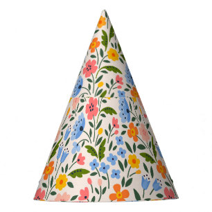 Chapeaux De Fêtes Flore folklorique : Petits Motifs colorés