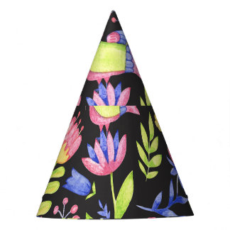 Chapeaux De Fêtes Flore printanière : Motif imperméable