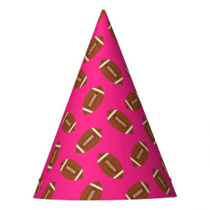 Chapeaux De Fêtes Football Sports Anniversaire fête rose