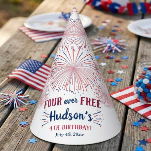 Chapeaux De Fêtes Four Ever Free ! Fête du 4 juillet Anniversaire de