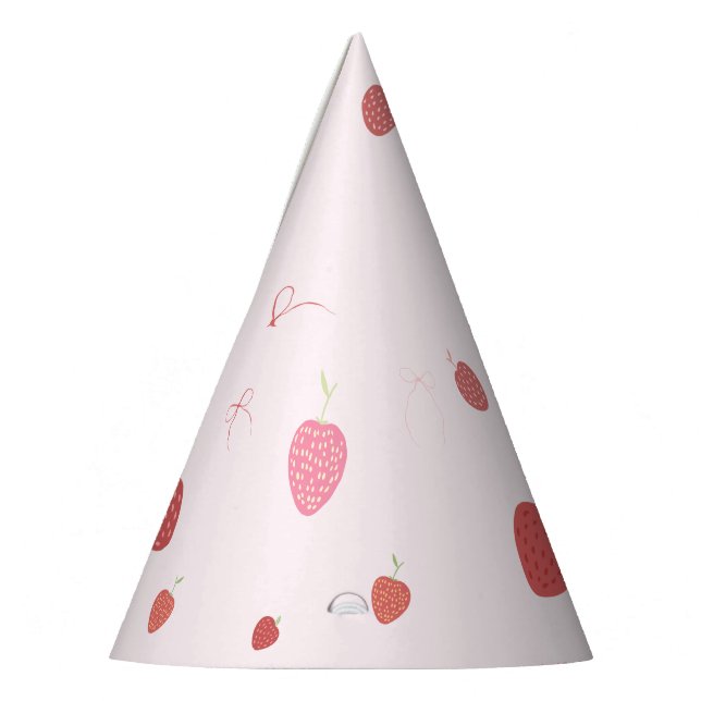 Chapeaux De Fêtes Fraise 1er Berry Premier anniversaire Casquettes (Gauche)