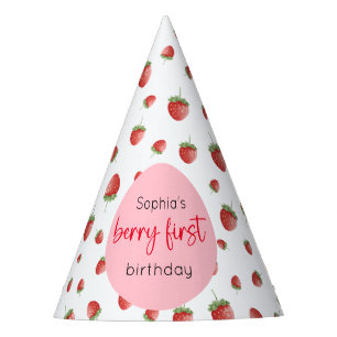Chapeaux De Fêtes Fraise Anniversaire Berry First