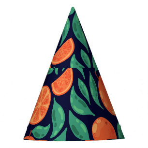 Chapeaux De Fêtes Fruit orange : Vintage coloré sans fil