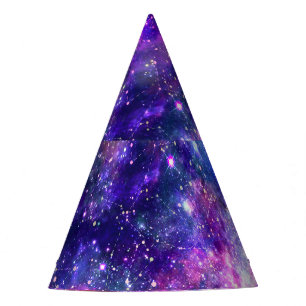 Chapeaux De Fêtes Galaxy Night Imprimer Design cosmique