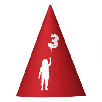 Chapeaux De Fêtes Garçon rouge Upsherin avec 3 balles
