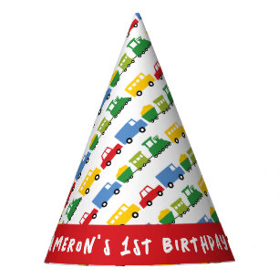 Chapeaux De Fêtes Garçons Jouets Voiture Bus Camion Train Transport