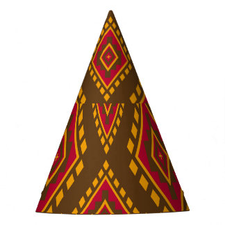 Chapeaux De Fêtes Géométrique ethnique, conception traditionnelle, r