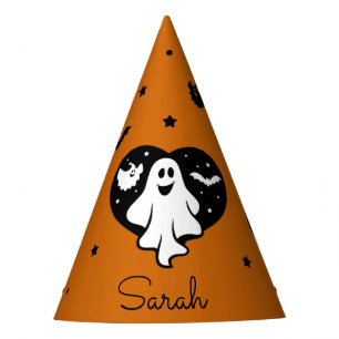 Chapeaux De Fêtes Ghost Halloween mignon Avec Coeur Et Chat
