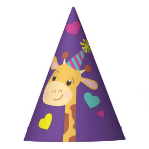 Chapeaux De Fêtes Giraffe Anniversaire de enfant Party Cute