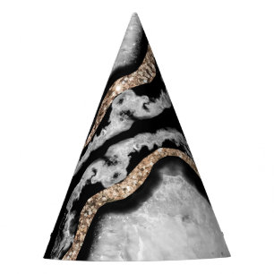 Chapeaux De Fêtes Glam #8 #gem Parties scintillant de l'Agate de Yin