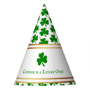 Chapeaux De Fêtes Gold Foil St. Patrick's Day 1er anniversaire