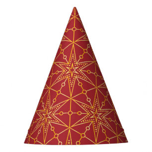 Chapeaux De Fêtes Golden Festive Starry
