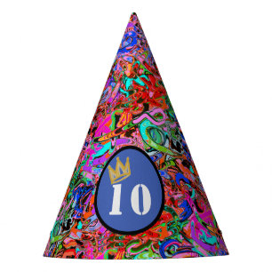 Chapeaux De Fêtes Graffiti avec couronne