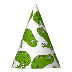 Chapeaux De Fêtes Grenouille verte