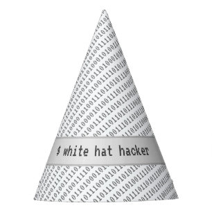 Chapeaux De Fêtes Hacker Casquette blanc pour costume simple ou Tech