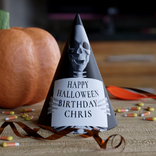 Chapeaux De Fêtes Halloween Anniversaire Éffrayant Squelette personn